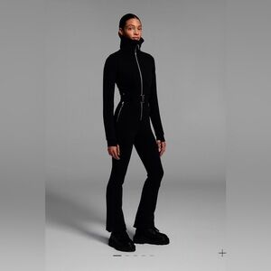 Cordova  Black Women's one piece ski soft Jumpsuit new without Tags